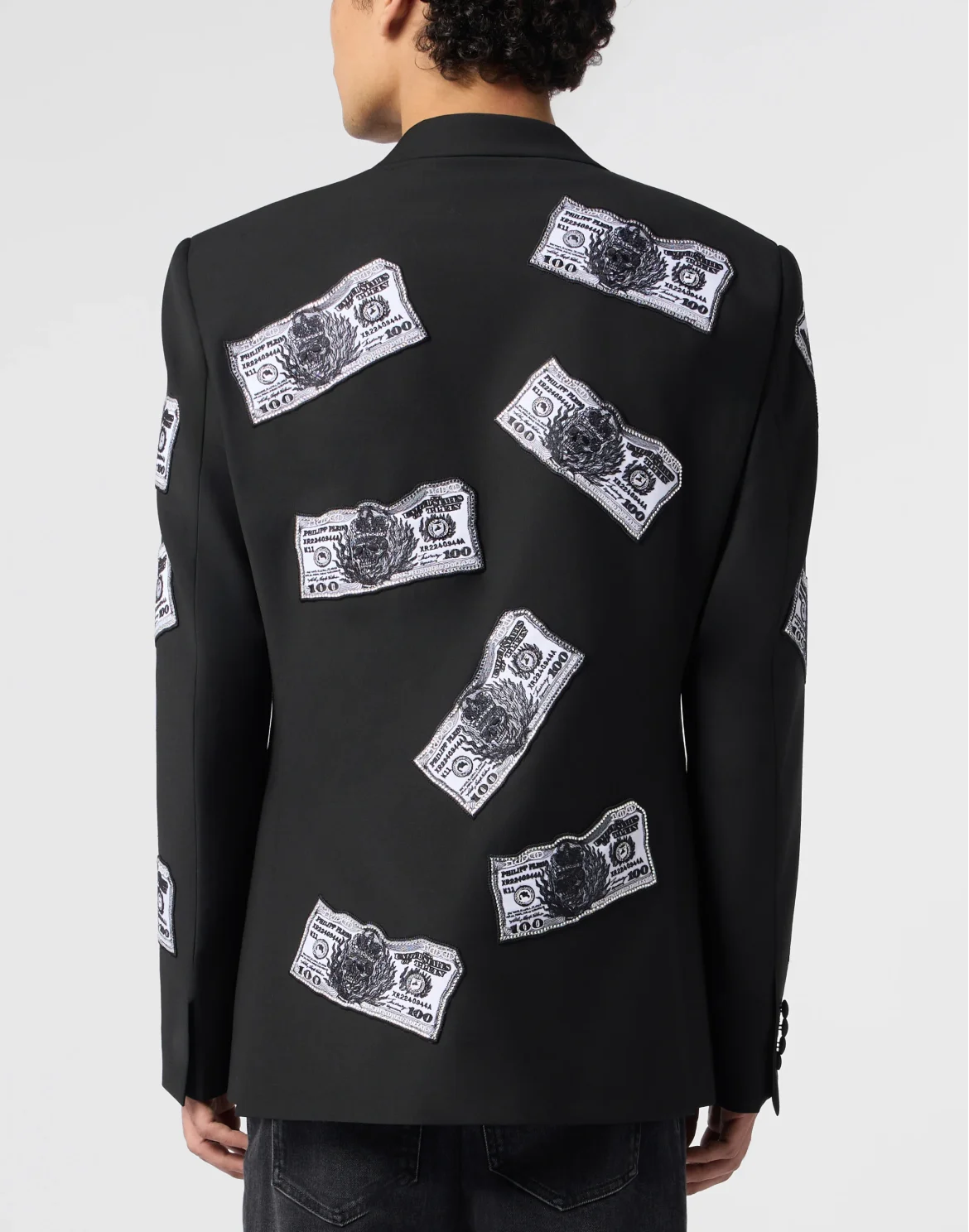 Blazer Plein Dollars Strass, цвет: Черный