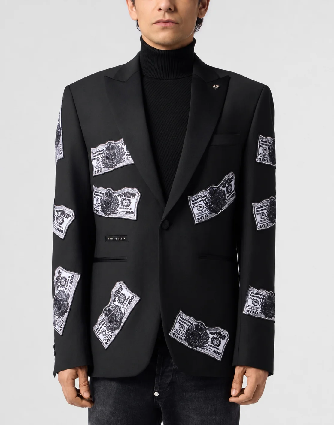 Blazer Plein Dollars Strass, цвет: Черный
