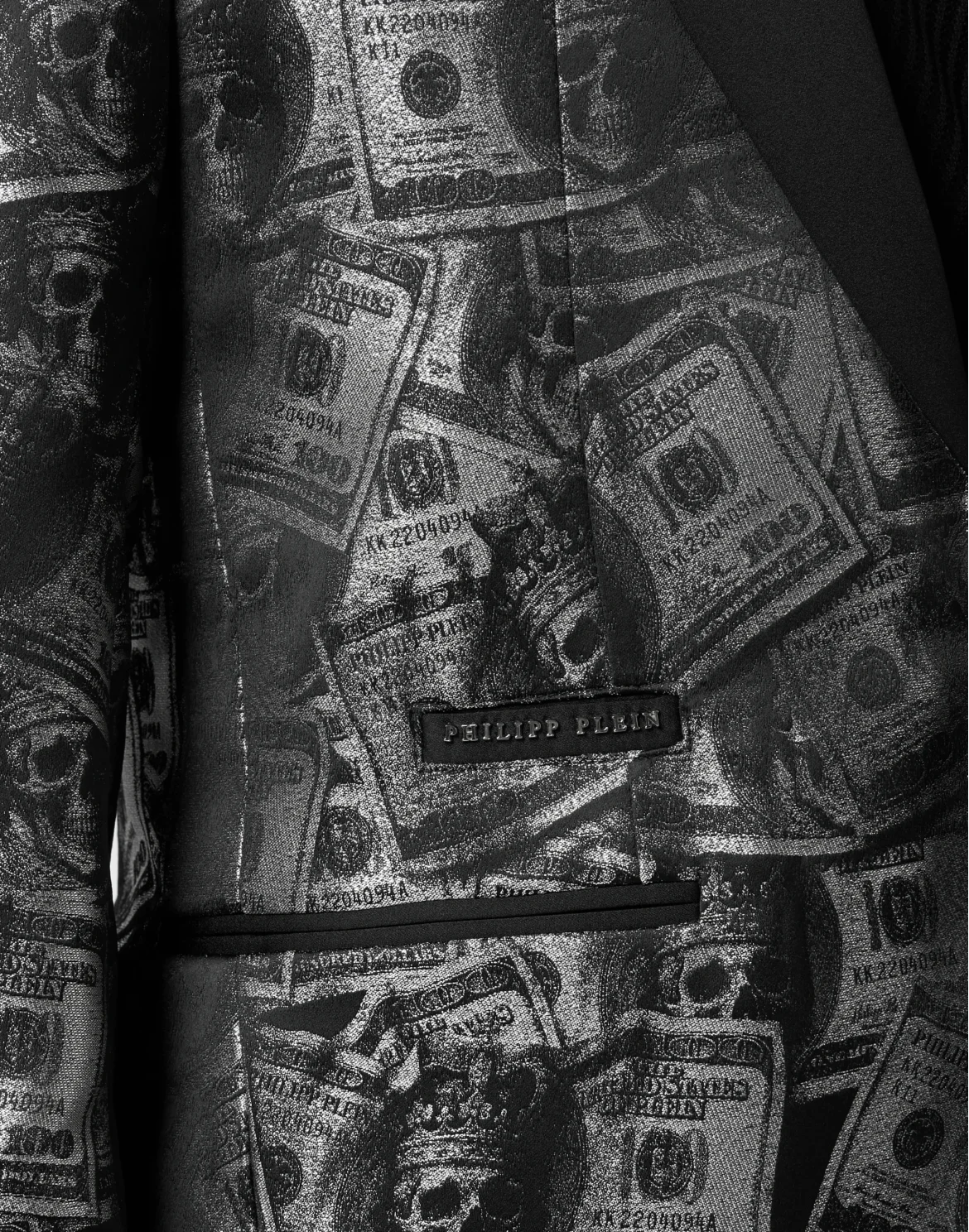 Blazer All-Over Plein Dollars, цвет: Черный