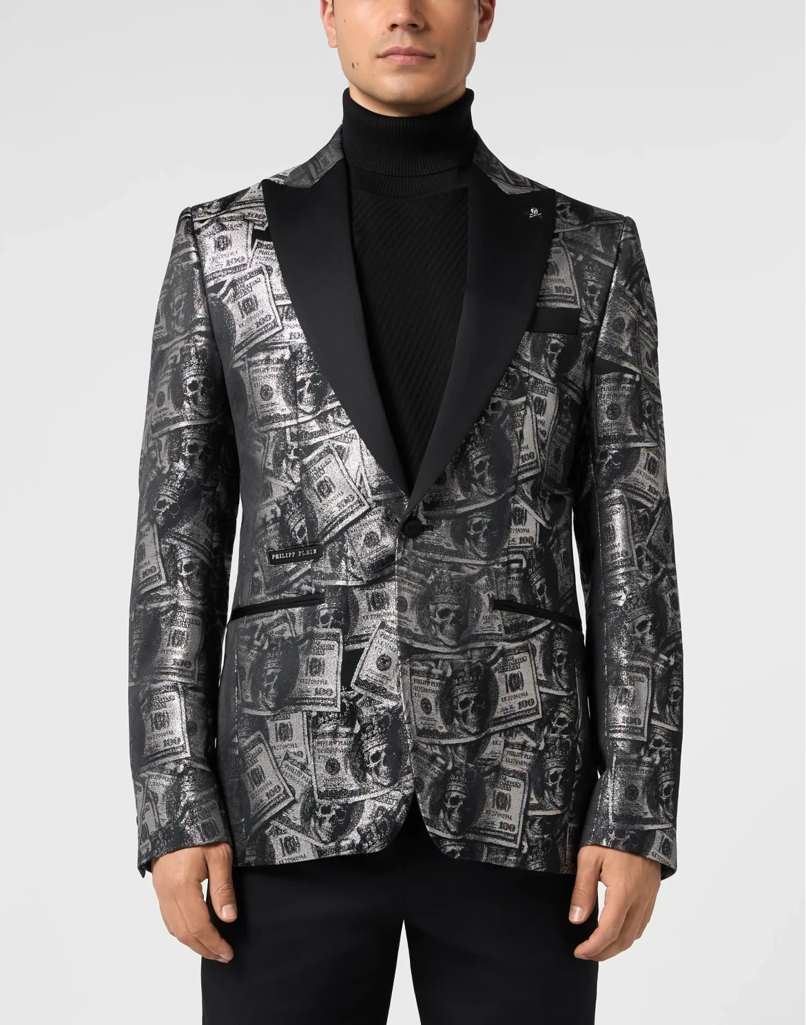 Blazer All-Over Plein Dollars, цвет: Черный