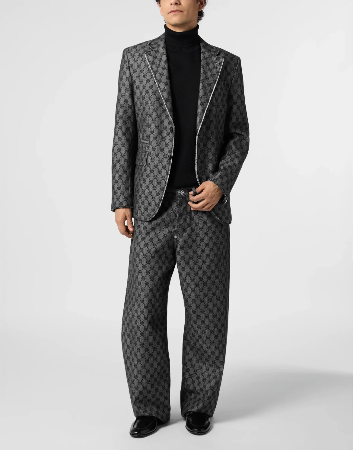 Miami Vice Fit Blazer Jacquard Monogram, цвет: Черный