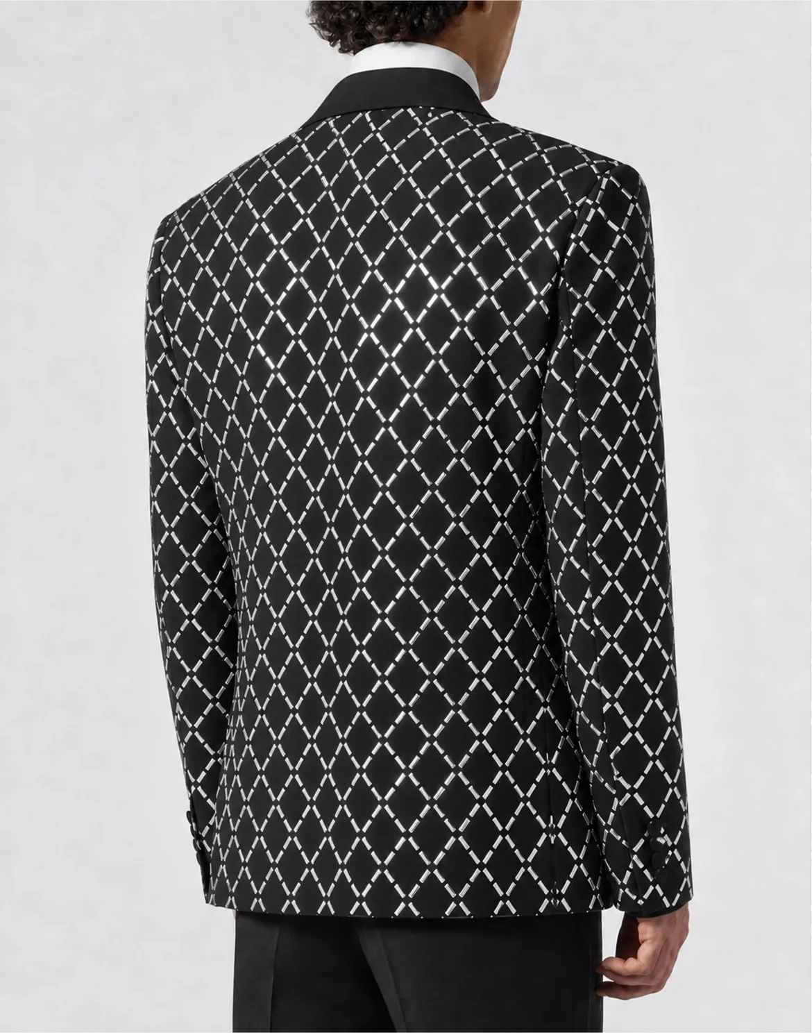Blazer All-Over Strass Baguettes, цвет: Черный