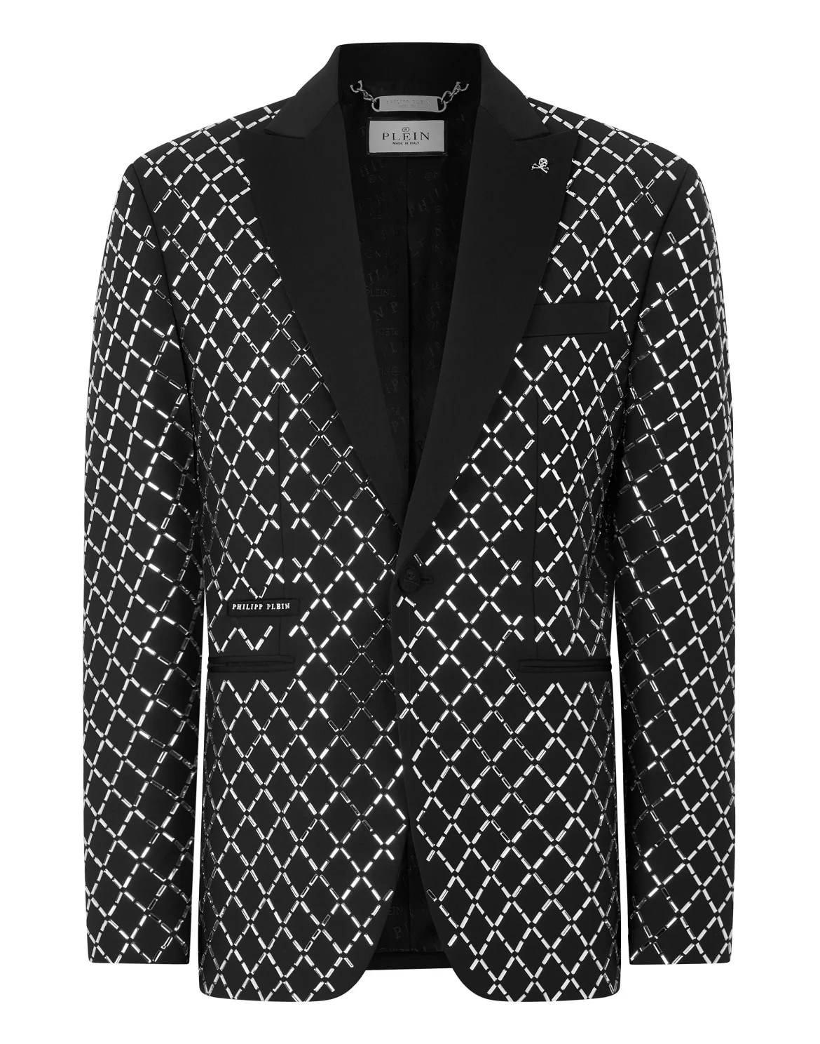 Blazer All-Over Strass Baguettes, цвет: Черный