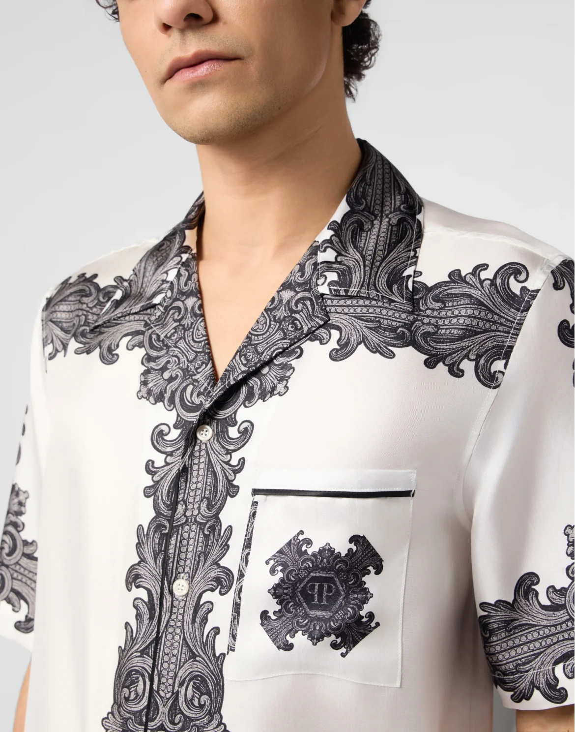 Bowling Shirt Baroque, цвет: Белый