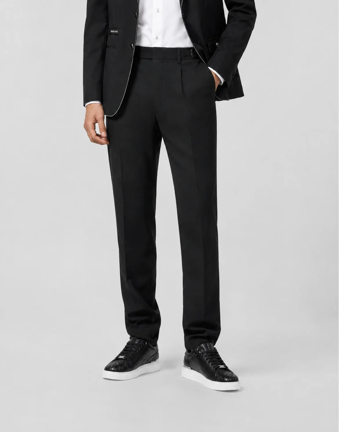 Chinos Trousers Contrast Stitching, цвет: Черный