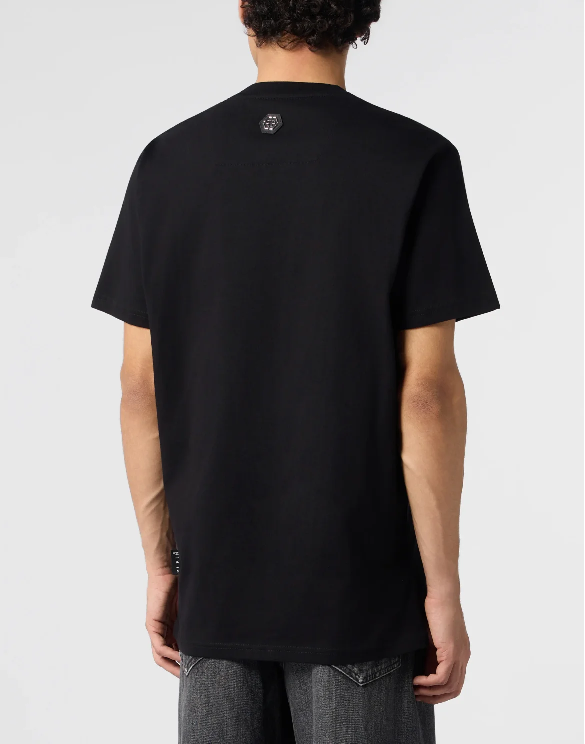 Round Neck T-Shirt Neon Space Rocket Stones, цвет: Черный