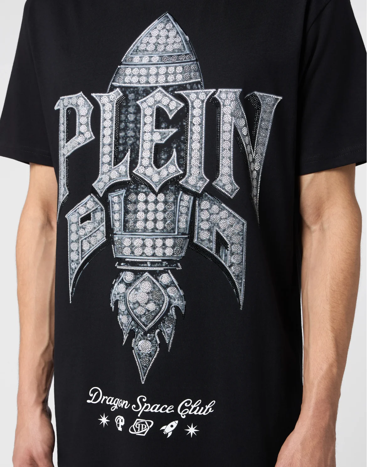 Round Neck T-Shirt Rocket Stones, цвет: Черный