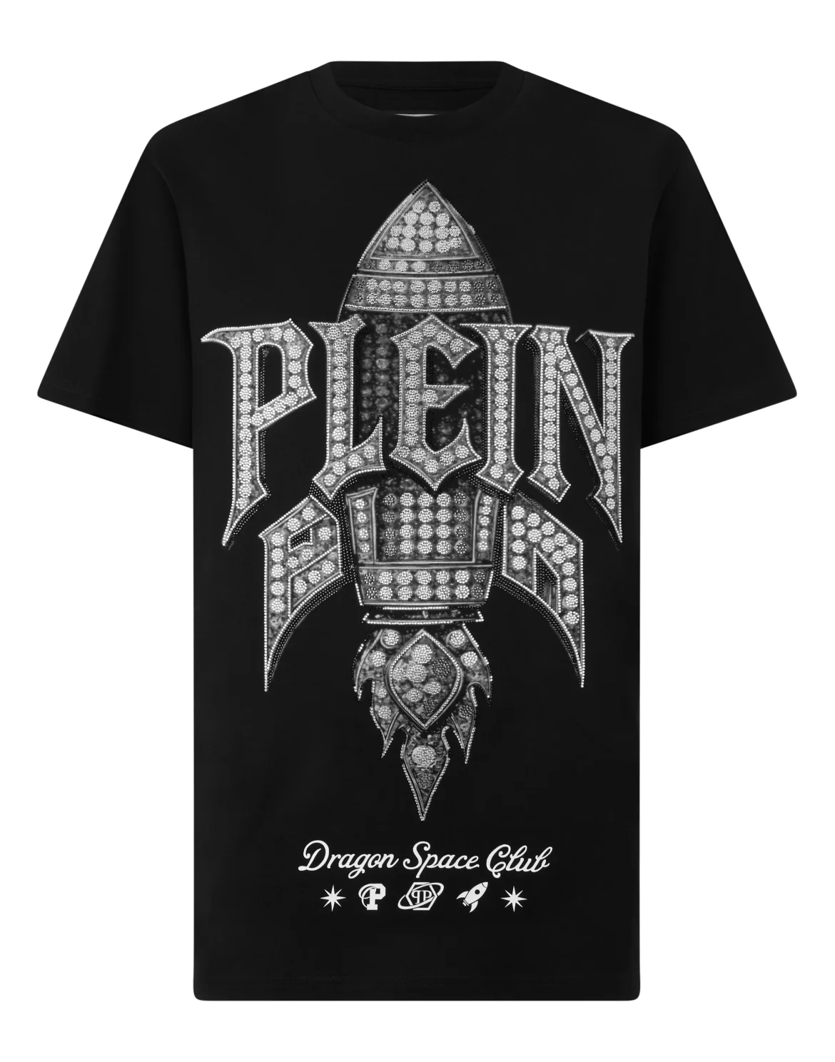 Round Neck T-Shirt Rocket Stones, цвет: Черный