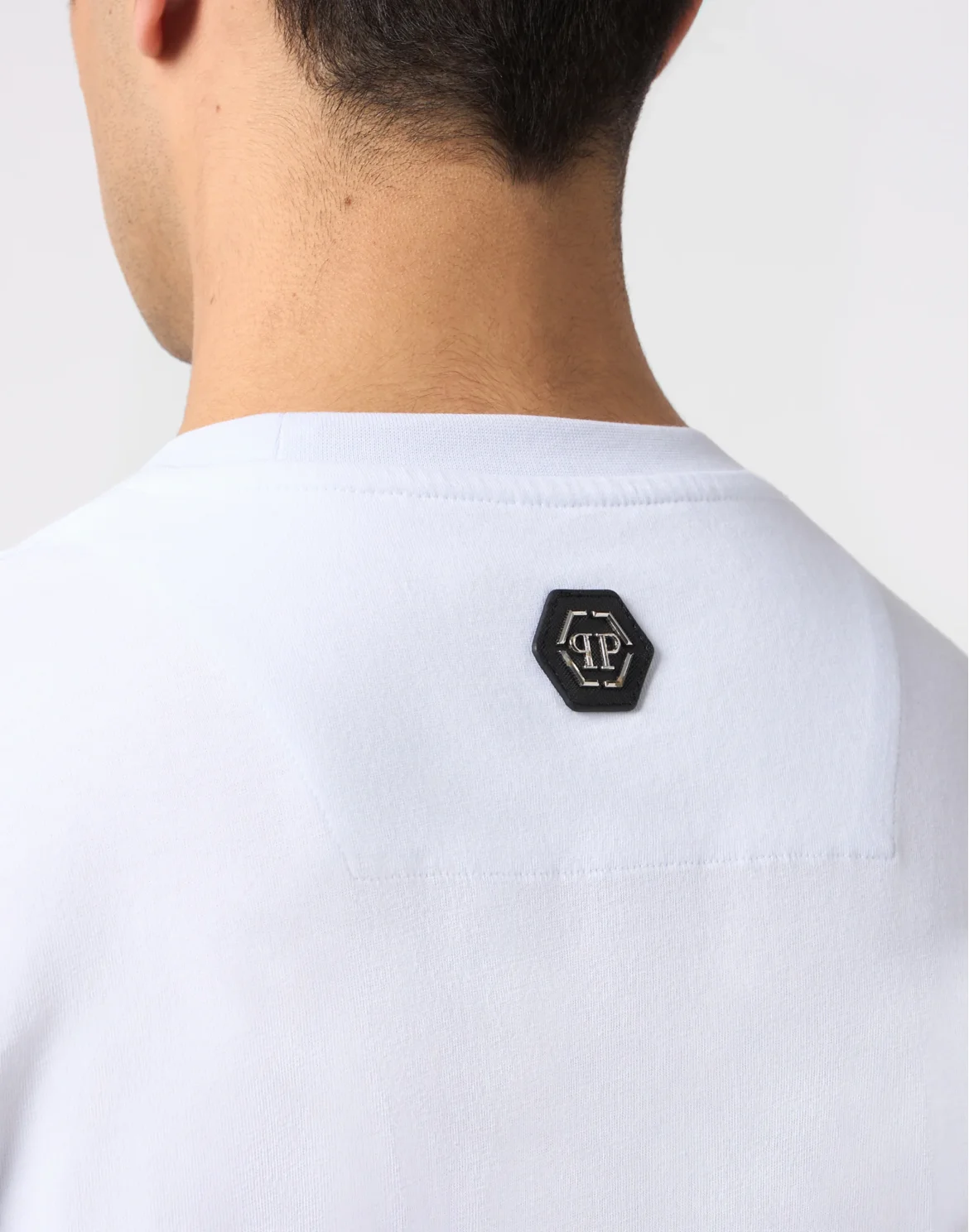 Round Neck T-Shirt Dollar Hexagon, цвет: Белый
