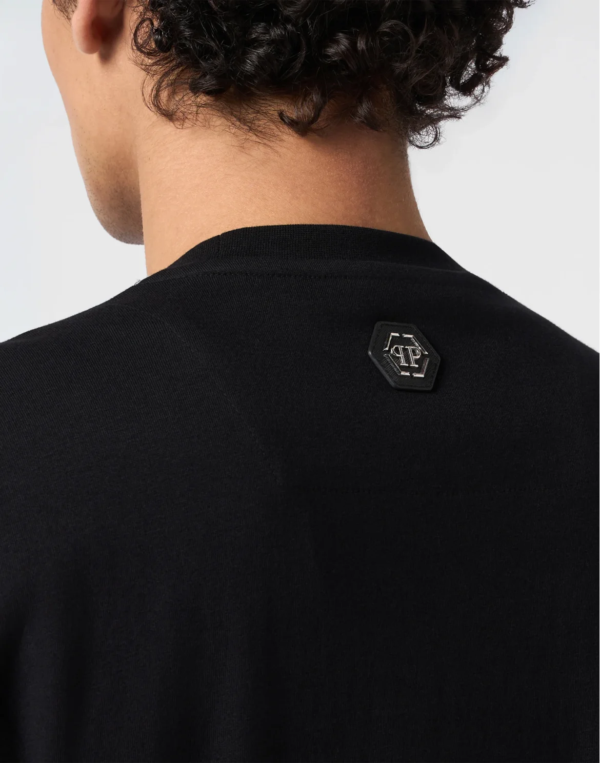 Round Neck T-Shirt Dollar Skull Stones, цвет: Черный
