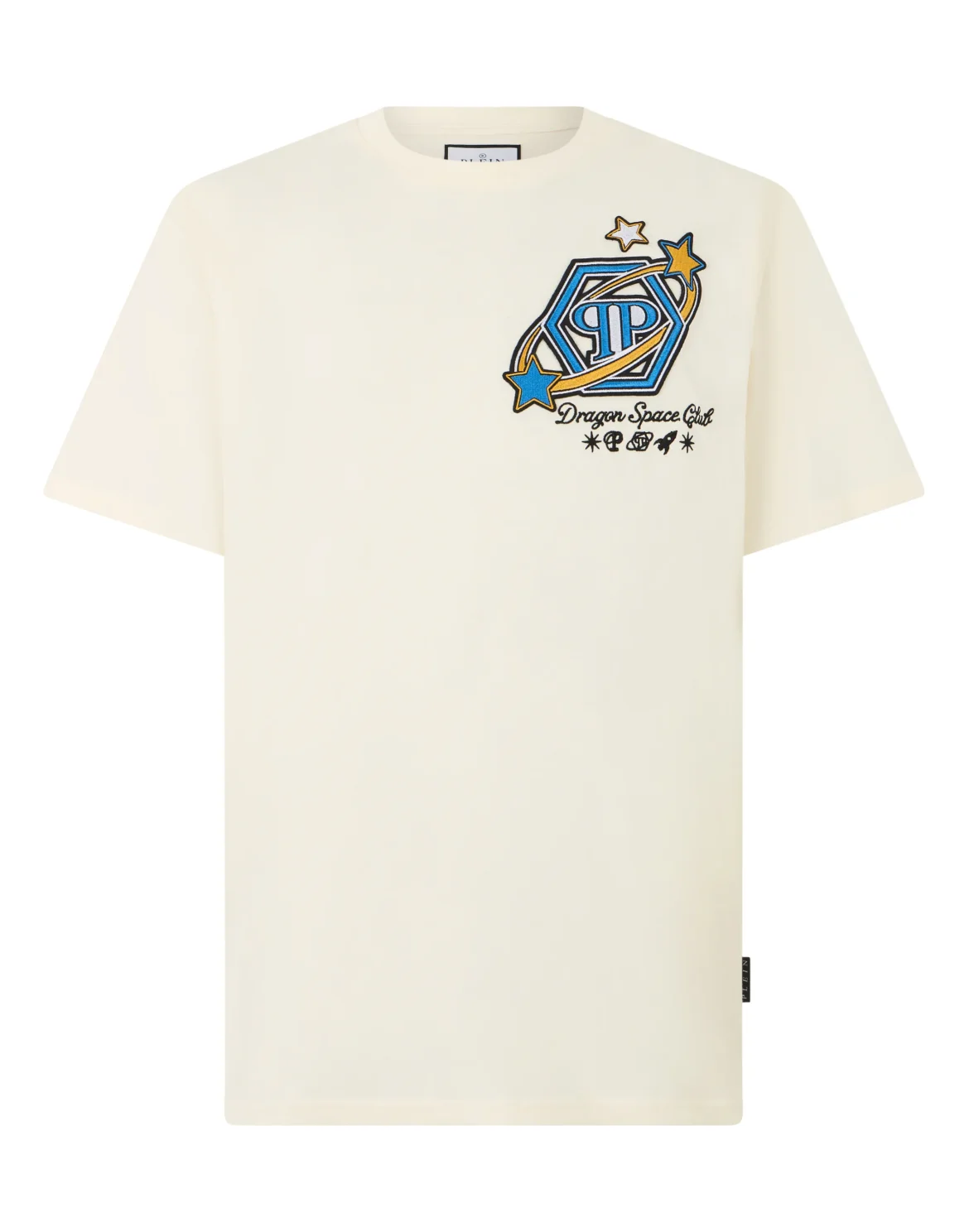 Round Neck T-Shirt Plein Space, цвет: Бежевый