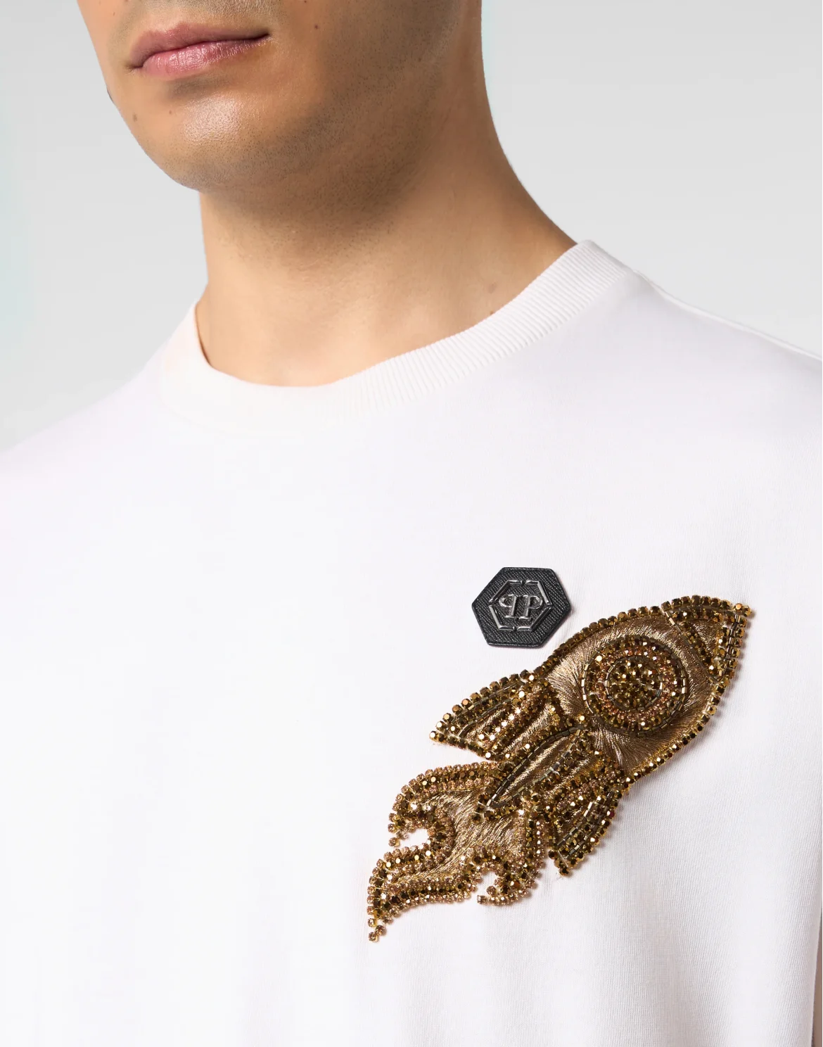 Round Neck T-Shirt Rocket, цвет: Бежевый