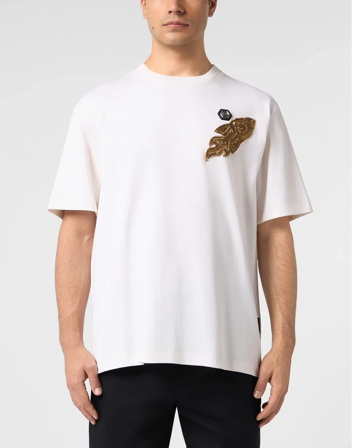 Round Neck T-Shirt Rocket, цвет: Бежевый