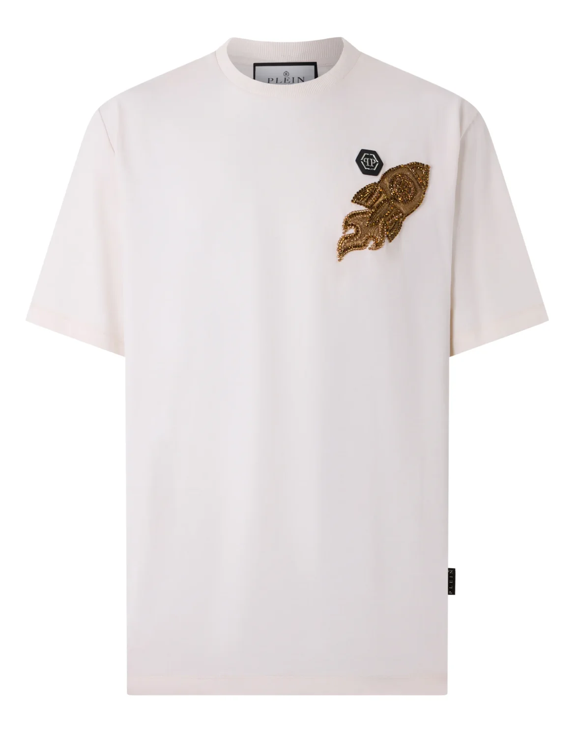 Round Neck T-Shirt Rocket, цвет: Бежевый