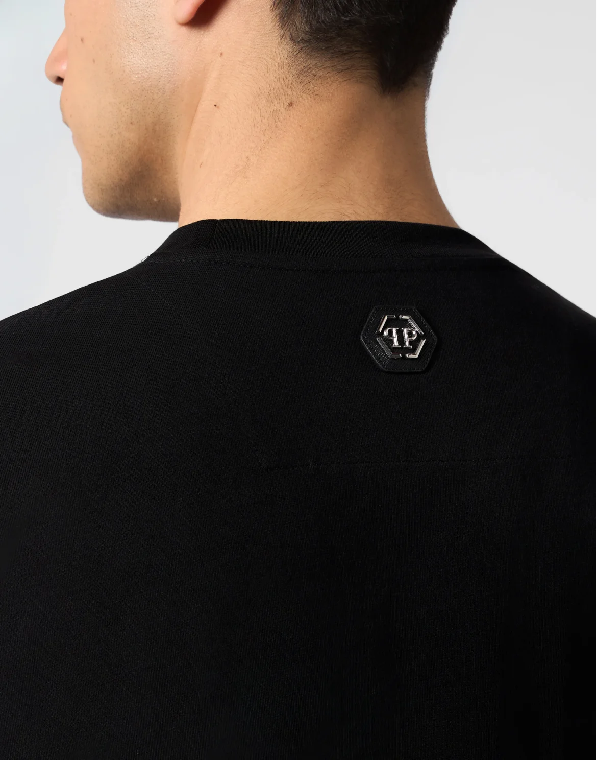 Round Neck T-Shirt Plein Signature, цвет: Черный
