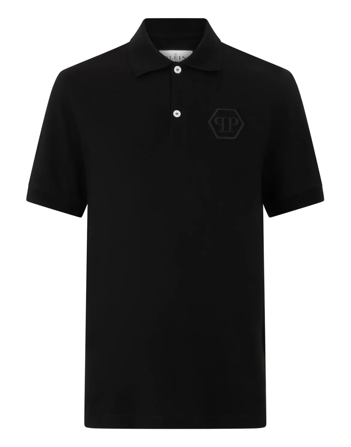 Polo T-Shirt Embroidery Hexagon, цвет: Черный