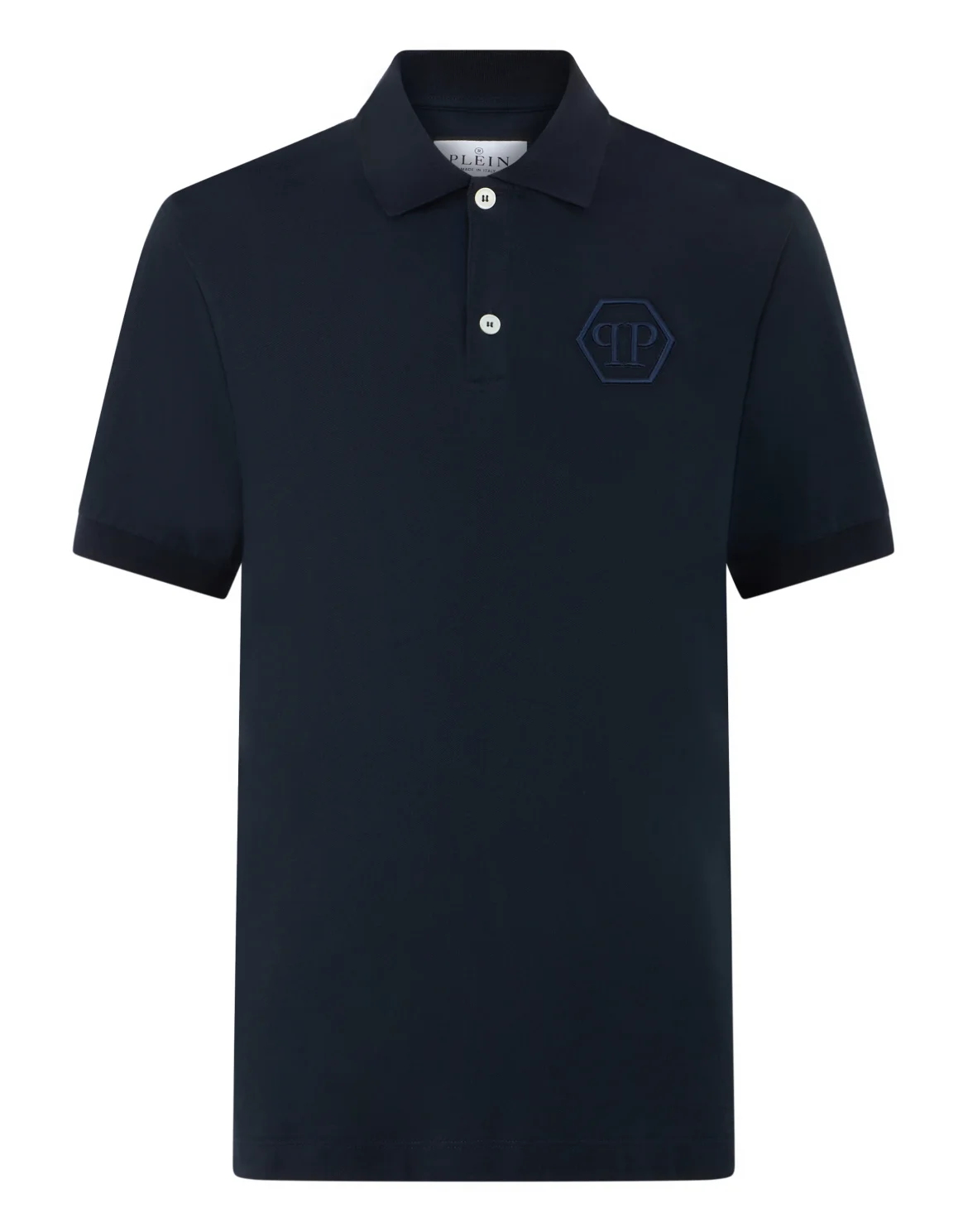 Polo T-Shirt Embroidery Hexagon, цвет: Синий