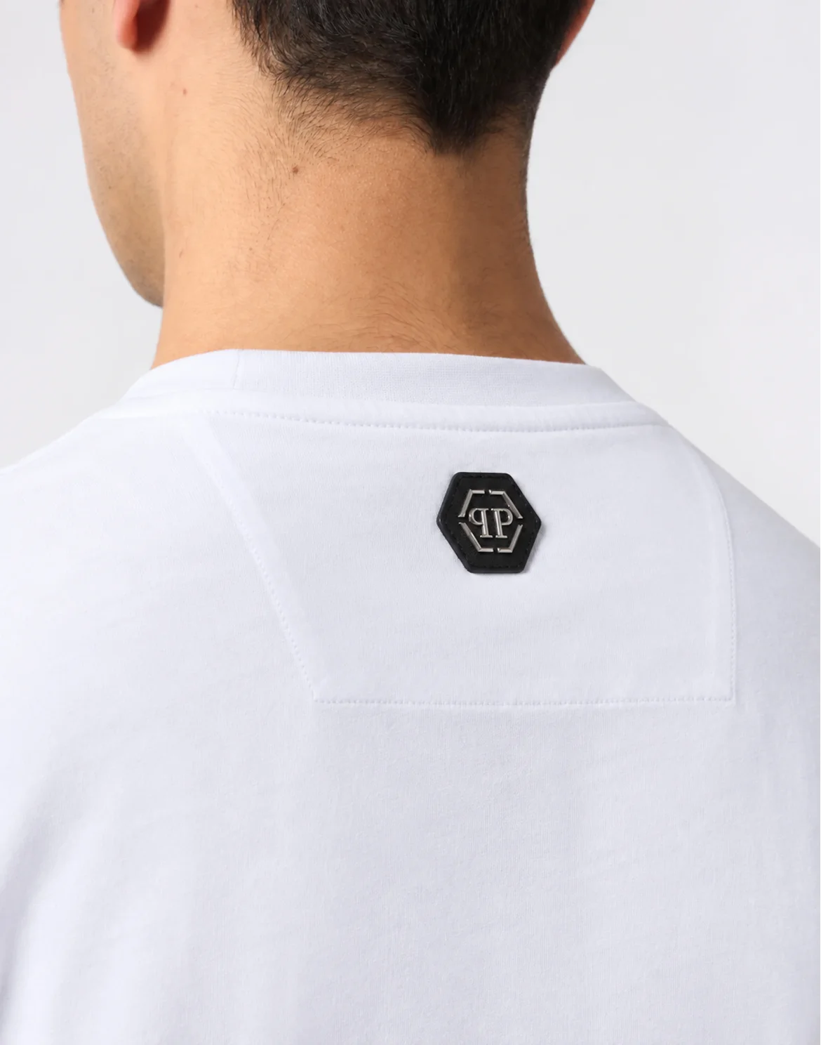 Round Neck T-Shirt Chest Pocket, цвет: Белый