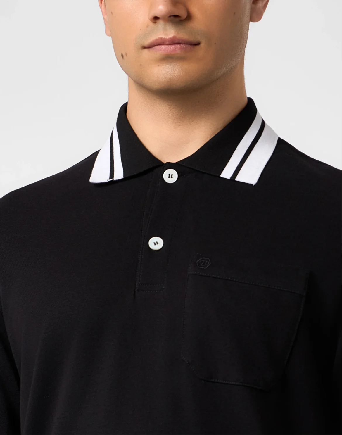 Polo T-Shirt Chest Pocket, цвет: Черный