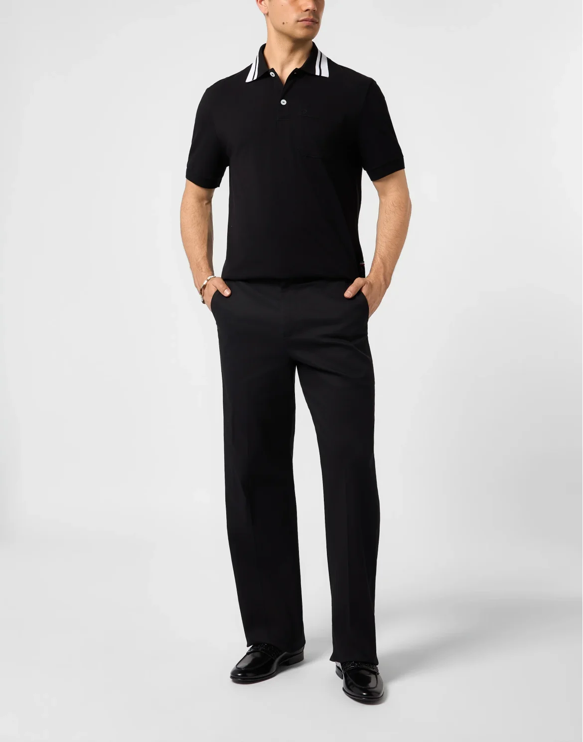 Polo T-Shirt Chest Pocket, цвет: Черный