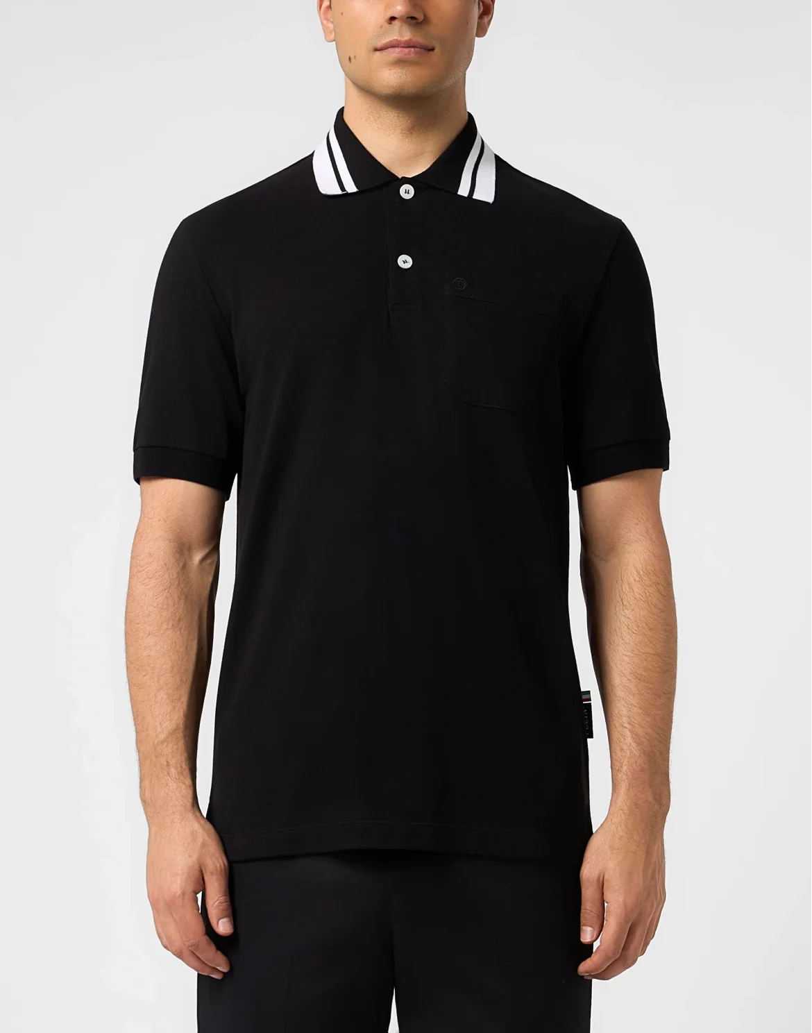 Polo T-Shirt Chest Pocket, цвет: Черный