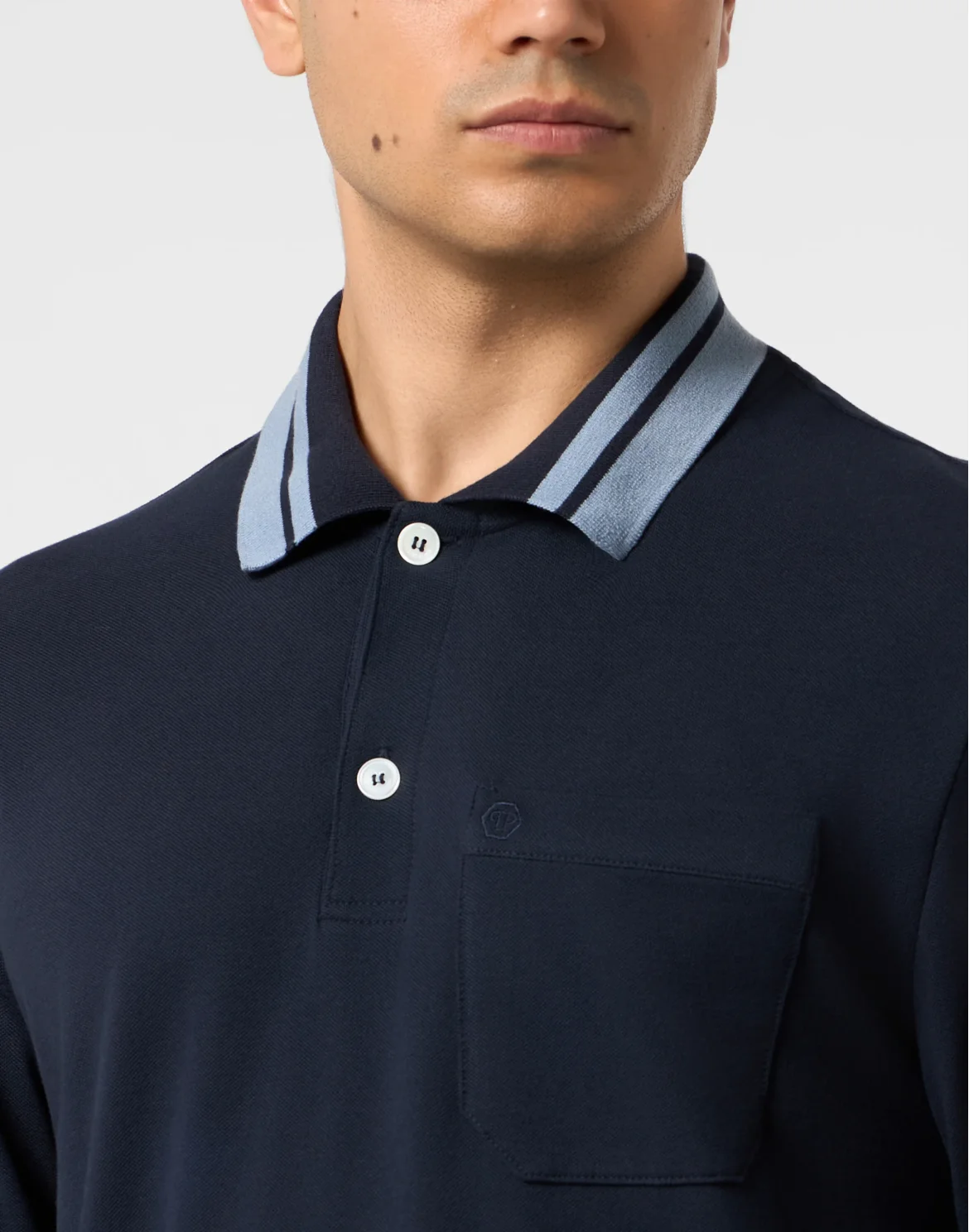 Polo T-Shirt Chest Pocket, цвет: Синий