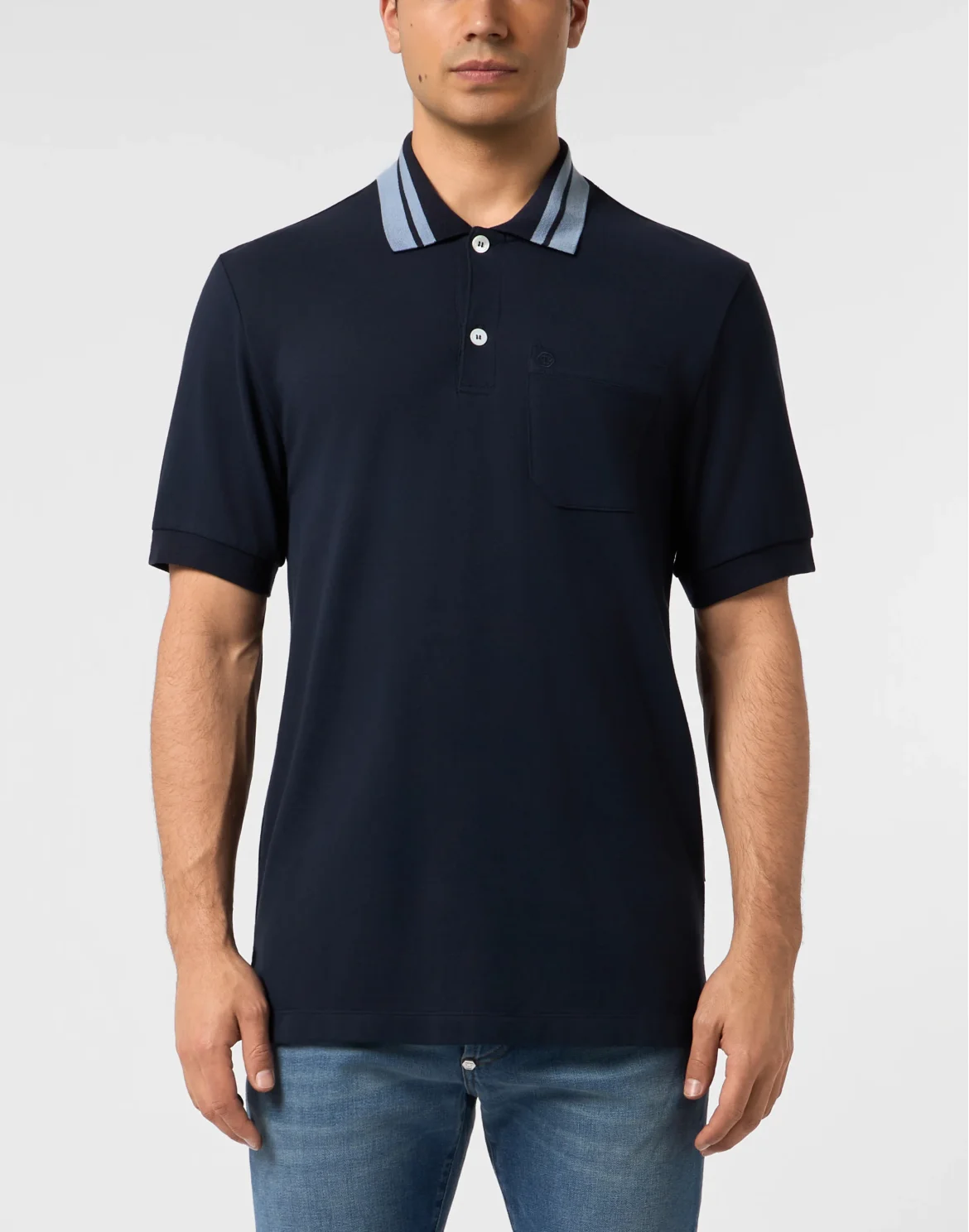 Polo T-Shirt Chest Pocket, цвет: Синий