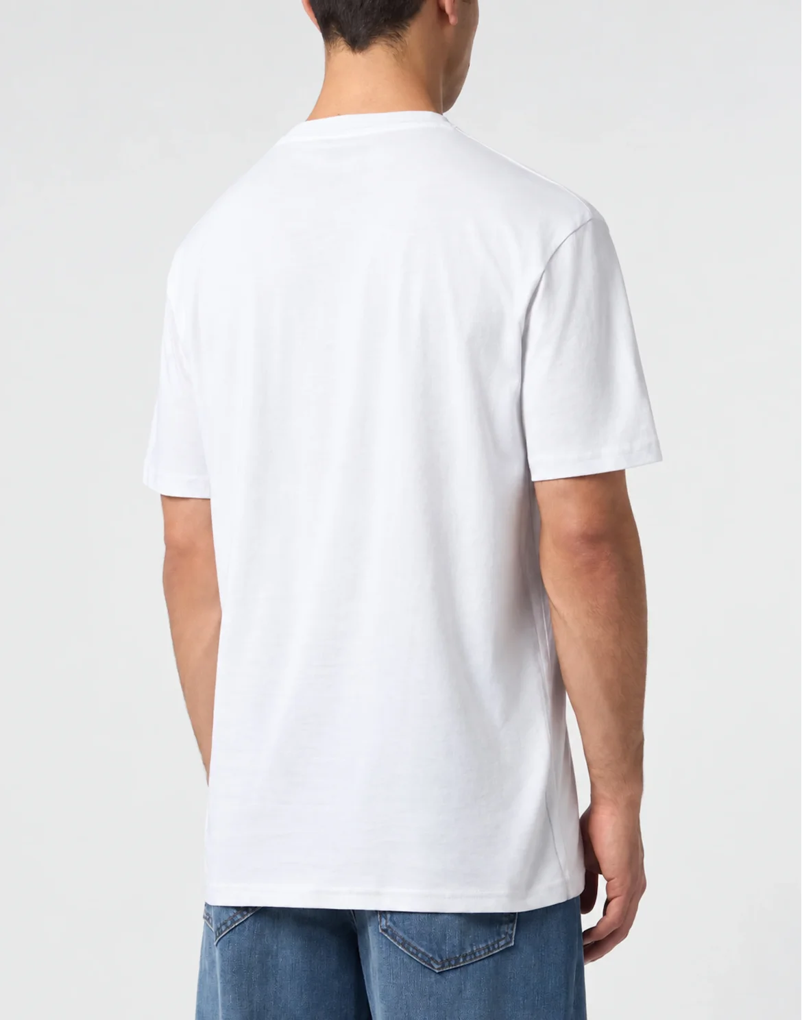 Round Neck T-Shirt Neck Logo, цвет: Белый