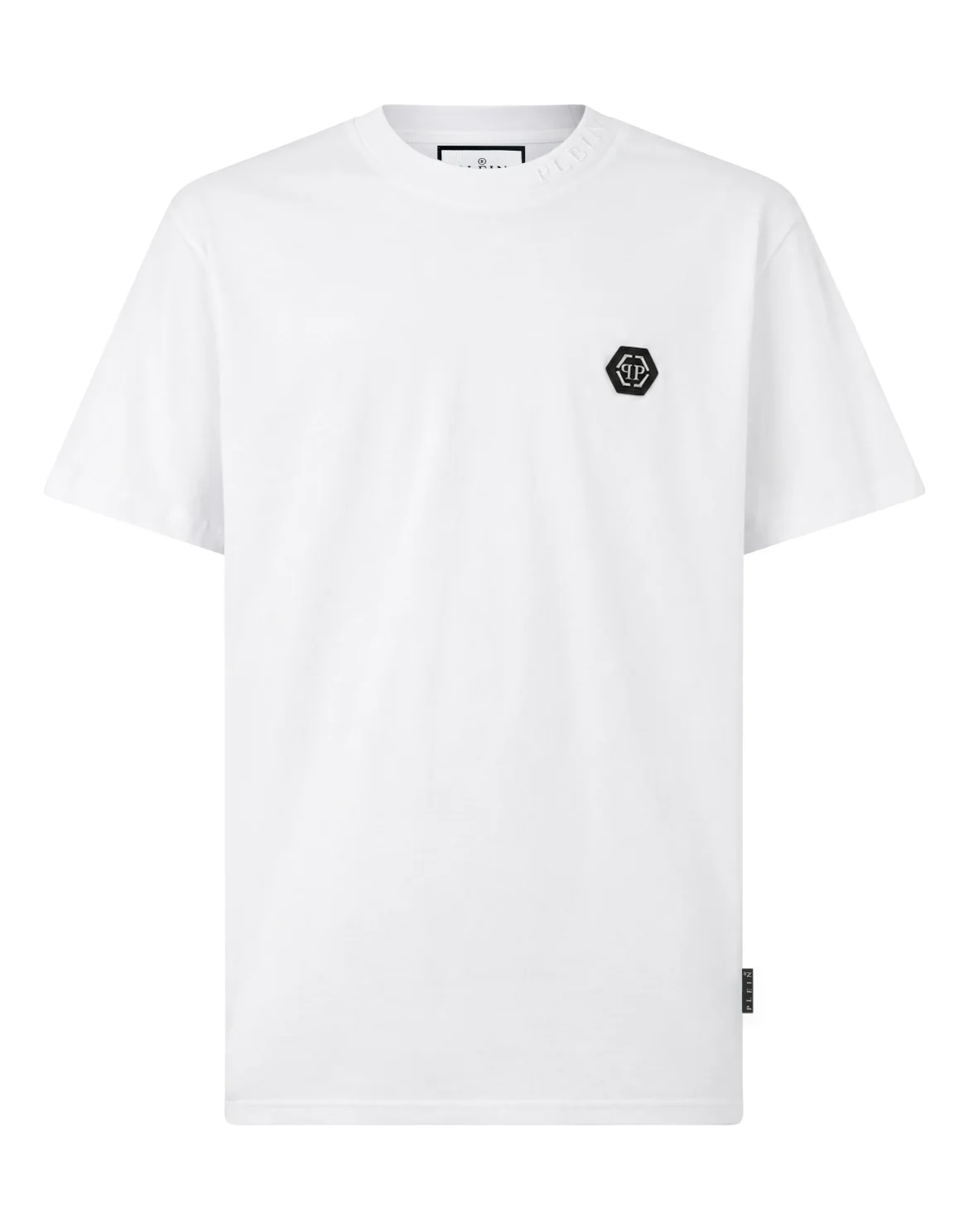 Round Neck T-Shirt Neck Logo, цвет: Белый
