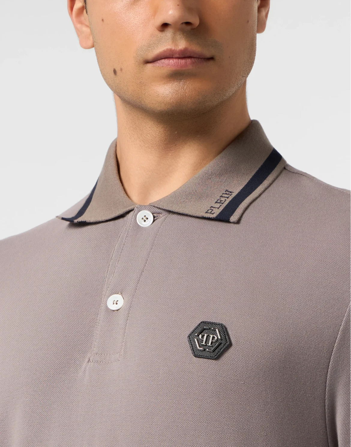 Polo T-Shirt Logo, цвет: Бежевый