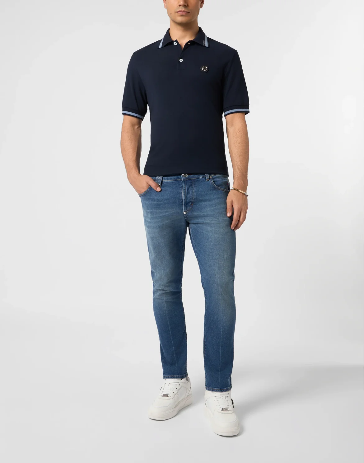 Polo T-Shirt Logo, цвет: Синий