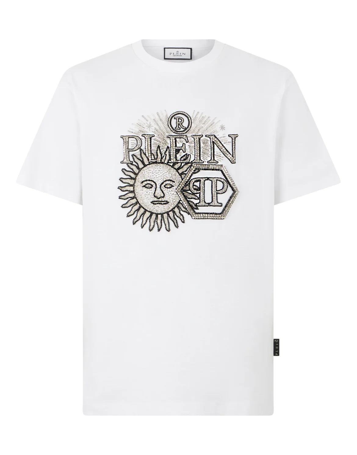 Round Neck T-Shirt Sun Space Club, цвет: Белый