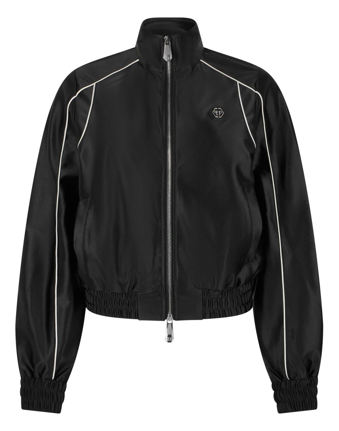 Laminated Tracksuit Jacket, цвет: Черный