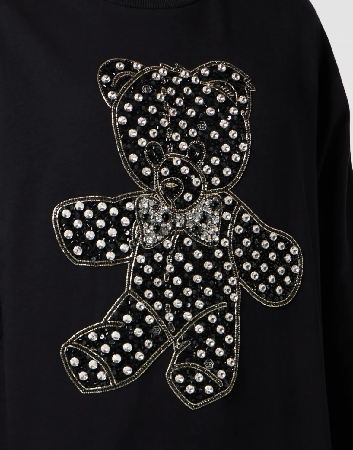 Round Neck Sweatshirt Teddy Stones, цвет: Черный