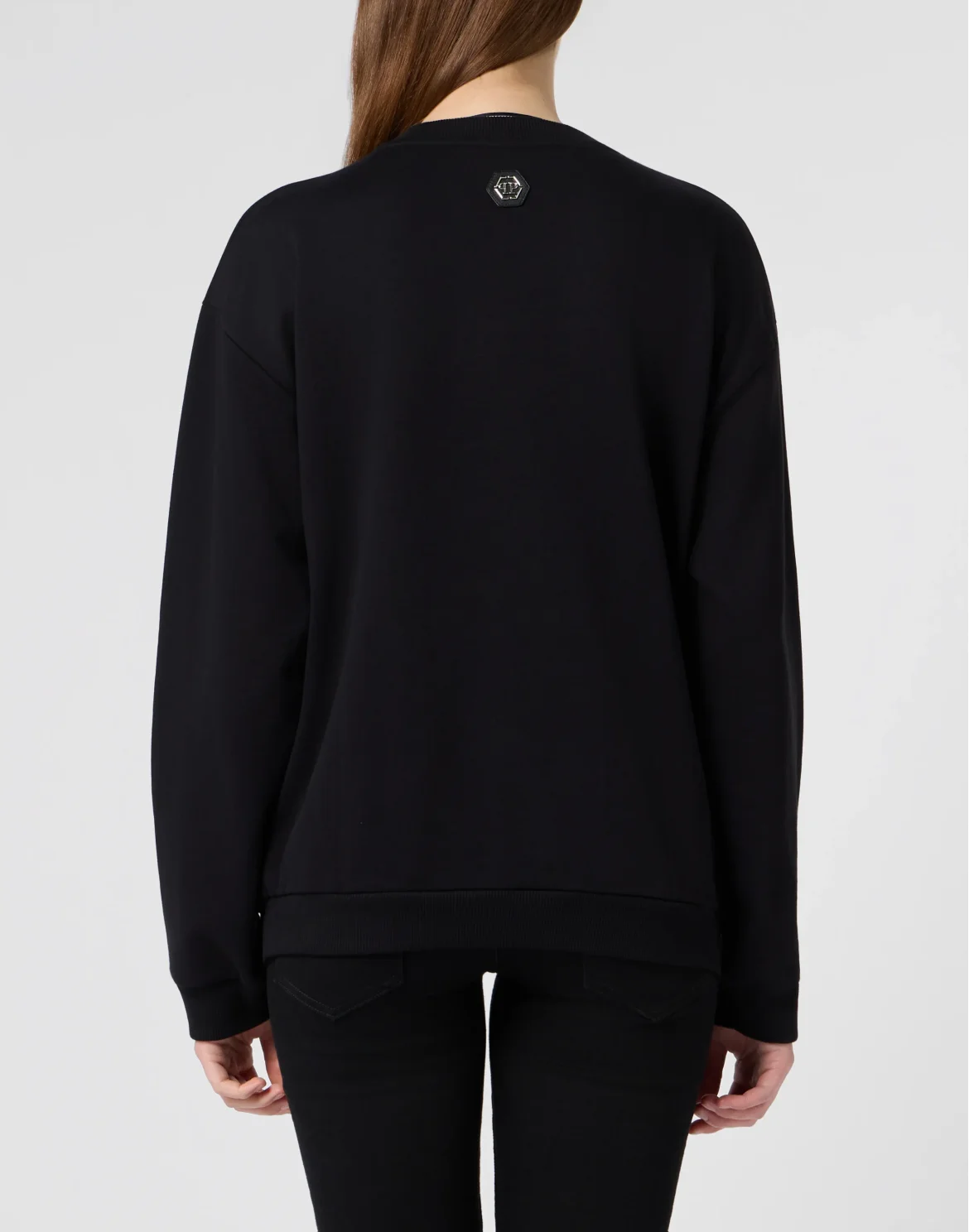 Round Neck Sweatshirt Teddy Stones, цвет: Черный