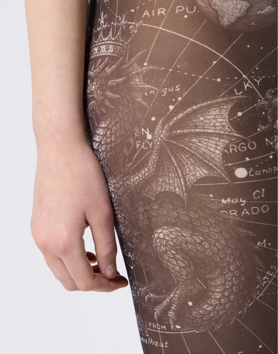 Tulle Leggings Zodiac, цвет: Черный