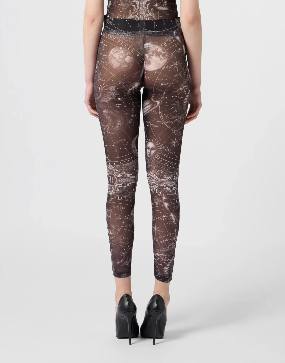 Tulle Leggings Zodiac, цвет: Черный