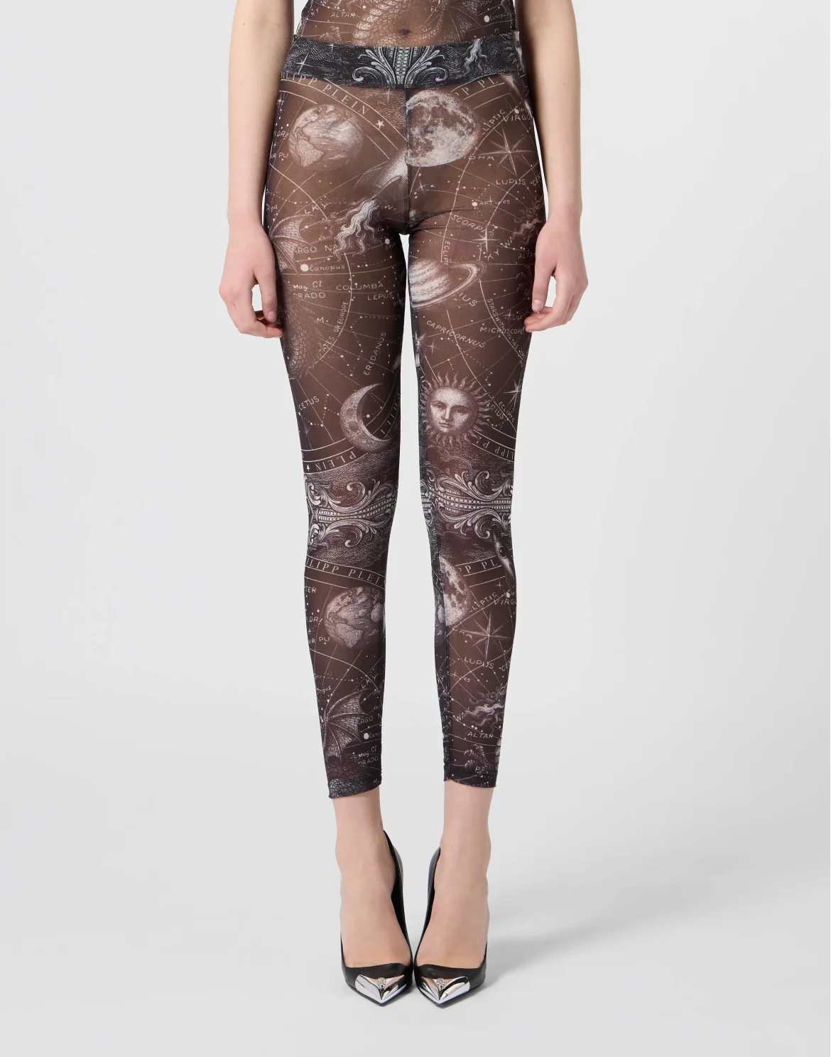 Tulle Leggings Zodiac, цвет: Черный
