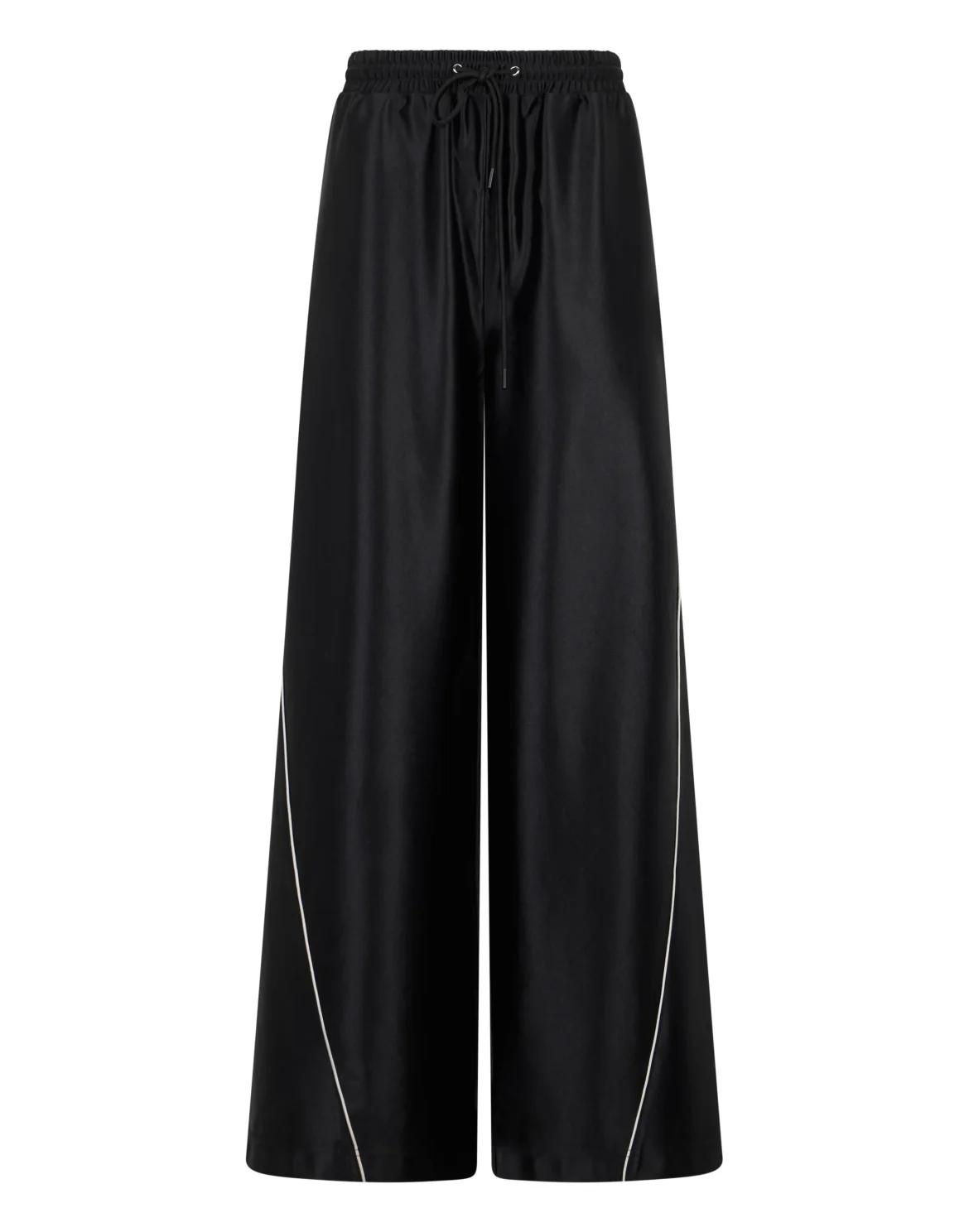 Laminated Tracksuit Pants, цвет: Черный