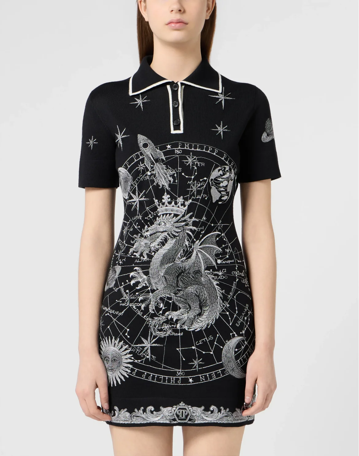 Polo Mini Dress Zodiac, цвет: Черный