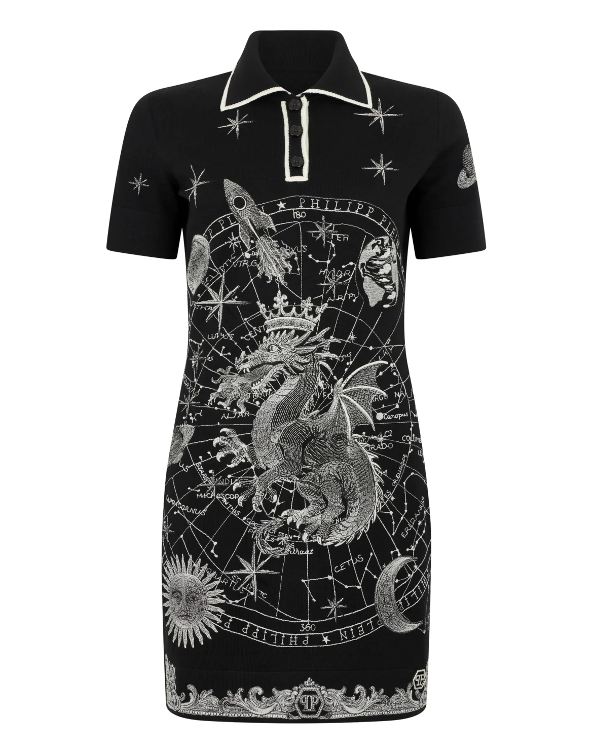Polo Mini Dress Zodiac, цвет: Черный