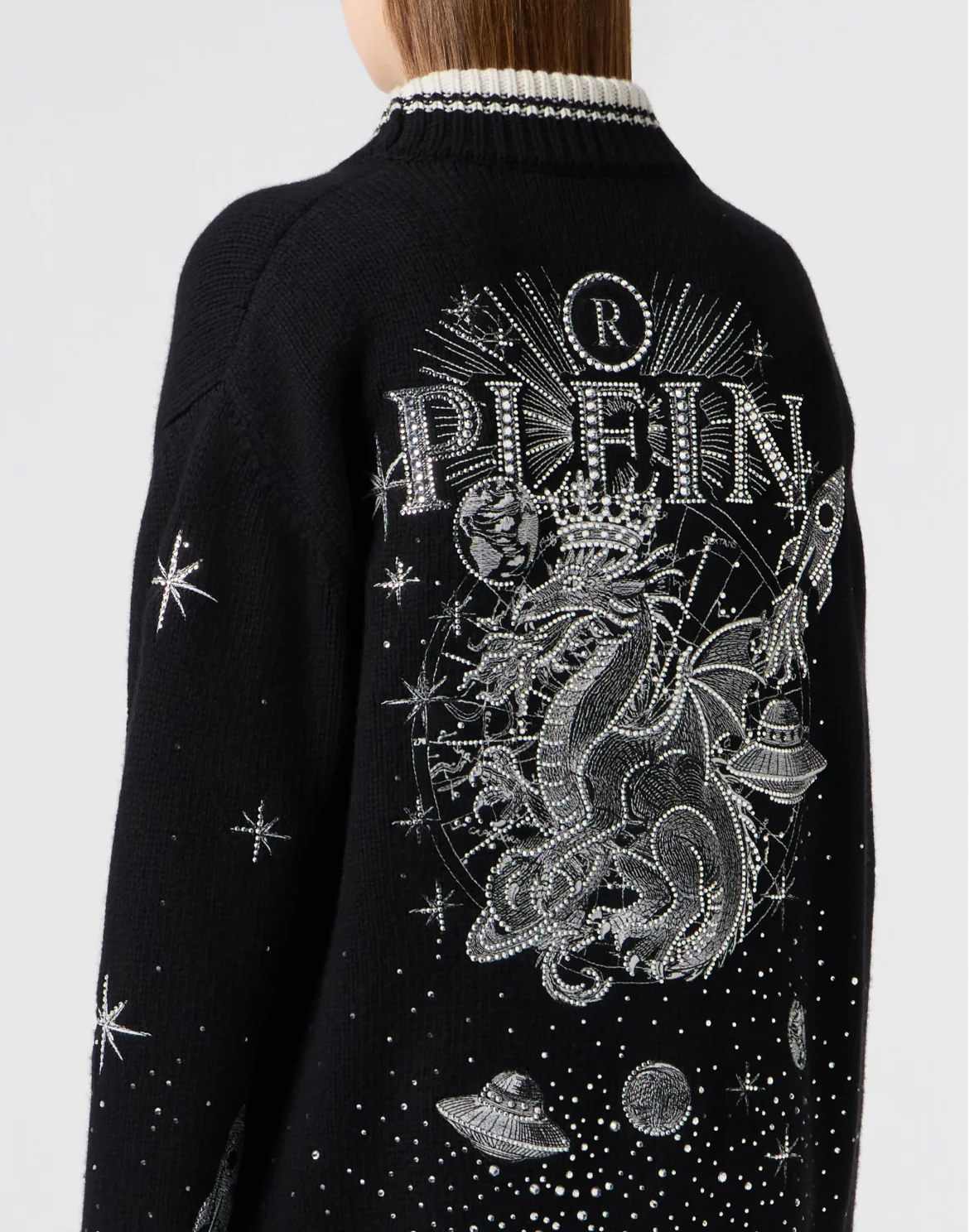 Wool Knitted Cardigan Zodiac, цвет: Черный