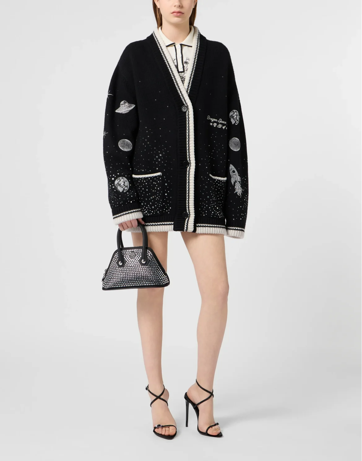 Wool Knitted Cardigan Zodiac, цвет: Черный