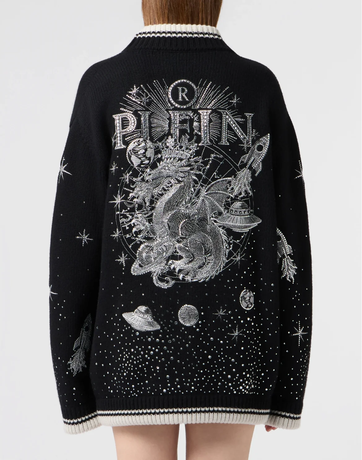 Wool Knitted Cardigan Zodiac, цвет: Черный