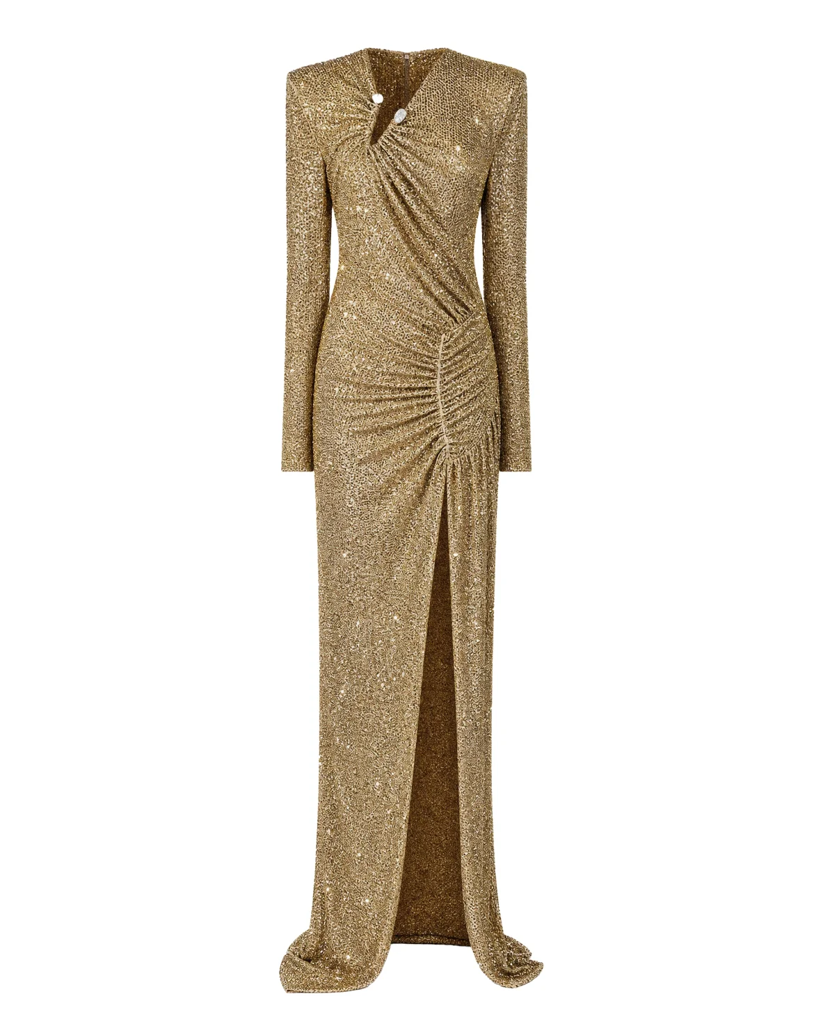 Long Dress Piercing Strass, цвет: Золотой