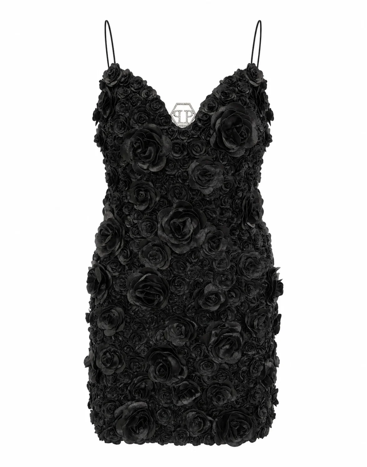 Mini Dress Multi Flowers, цвет: Черный