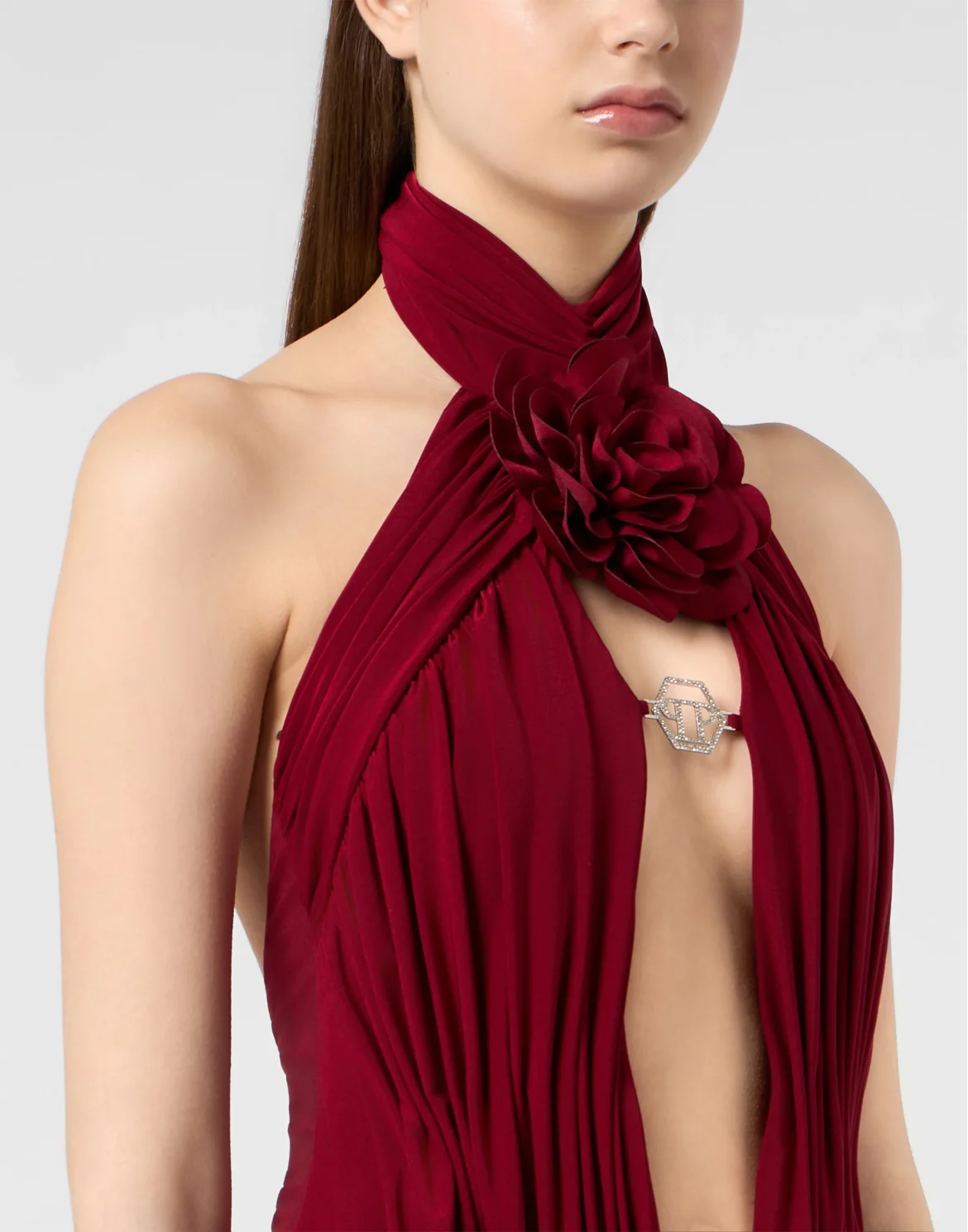 Sleeveless Bodysuit Flower, цвет: Красный