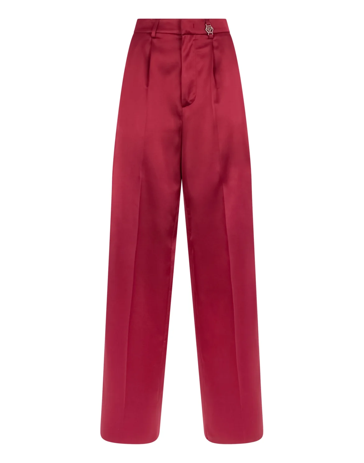 Satin Dame Fit Trousers, цвет: Красный
