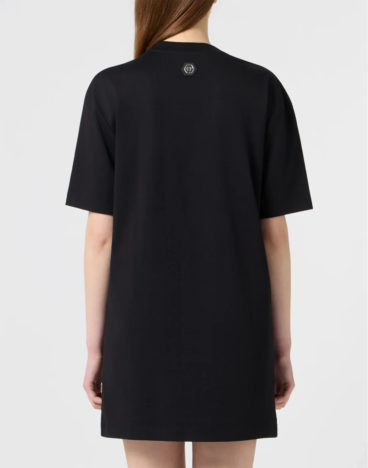 T-Shirt Mini Dress Space Plein, цвет: Черный