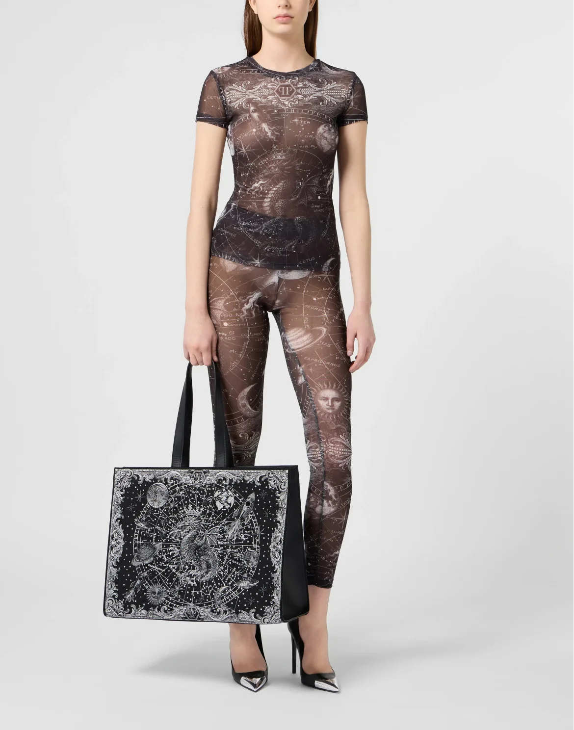 Tulle Sexy Pure Fit T-Shirt Zodiac, цвет: Черный